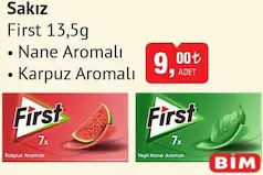 FİRST SAKIZ 13,5 G FİRST SAKIZ 13,5 G